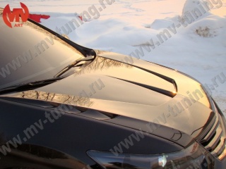 Капот пластиковый var №3 "Agressive Air " Honda Accord 8(VIII) / Acura TSX (CU/CW) (2008-2013)