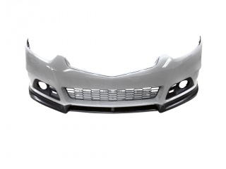 Юбка переднего бампера Modulo Honda Accord 8 (VIII) / Acura TSX (CU/CW) (2008-2013) + УСТАНОВОЧНЫЙ КОМПЛЕКТ