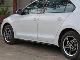 Пороги в стиле GLI VW Jetta VI (2010 - 2018) под покраску + УСТАНОВОЧНЫЙ КОМПЛЕКТ