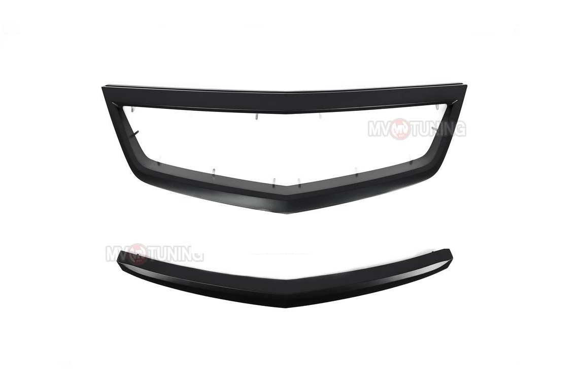 Решетка радиатора "SPORT" (БЕЗ СЕТКИ) var №2 Honda Accord 8 (VIII) / Acura TSX (CU/CW) (2011-2013) + УСТАНОВОЧНЫЙ КОМПЛЕКТ