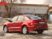 Юбка заднего бампера Volkswagen Polo Sedan (2010-2015)