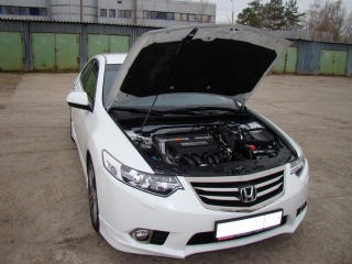 Упор капота для Honda Accord 8 VIII / Acura TSX (CU/CW) (2008-2013)