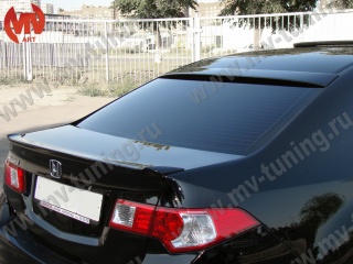 Козырек на стекло широкий var №2 Honda Accord 8(VIII) / Acura TSX (CU) (2008-2013) + УСТАНОВОЧНЫЙ КОМПЛЕКТ