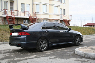 Юбка заднего бампера Mugen Style var №2 (рестайл) для Honda Accord 7 (VII) / ACURA TSX (2006-2008)