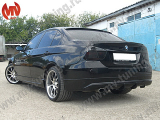 Юбка заднего бампера BMW 3 E90 (2005-2008)