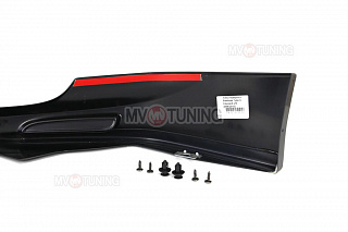 Юбка переднего бампера Type-S Honda Accord 8(VIII) / Acura TSX (CU/CW) (2008-2010) + установочный комплект