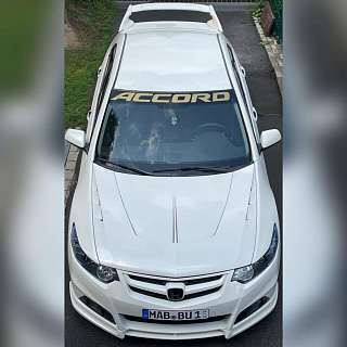 Updated, Обновленная версия! Решетка радиатора "Modulo Style" var №5 Honda Accord 8 (VIII) / Acura TSX(CU/CW) (2008-2010) Updated + УСТАНОВОЧНЫЙ КОМПЛЕКТ