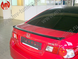 Спойлер лип на крышку багажника Honda Accord 8 (VIII) / Acura TSX (CU) (2008-2013) + УСТАНОВОЧНЫЙ КОМПЛЕКТ