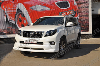 Юбка переднего бампера в стиле JAOS Toyota LC 150 Prado (2009-2014)