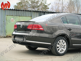 Лип спойлер VW Passat B7 (2010-2015) + УСТАНОВОЧНЫЙ КОМПЛЕКТ