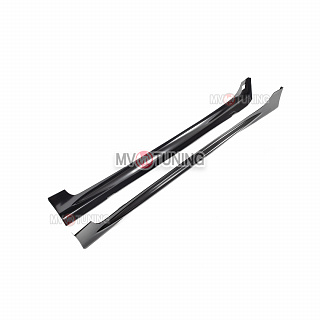 Пороги "Mugen Style" Honda Civic 4D (2006-2012) + УСТАНОВОЧНЫЙ КОМПЛЕКТ