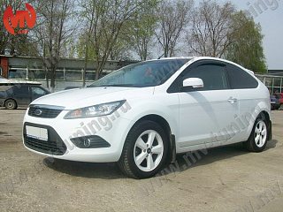 Реснички на фары узкие var №3 Ford Focus 2 (2008-2011) + УСТАНОВОЧНЫЙ КОМПЛЕКТ