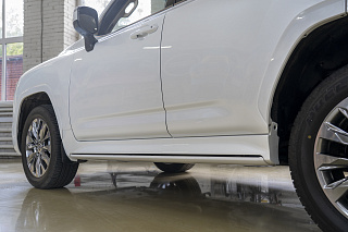 Электрические Пороги ATS для Toyota Land Cruiser LC300 (white)