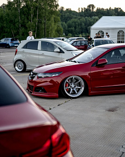 Бампер передний "Modulo Style" Honda Accord 8 (VIII) / Acura TSX (CU/CW) (2008-2013) + УСТАНОВОЧНЫЙ КОМПЛЕКТ