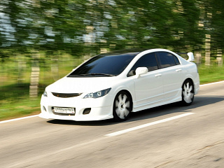 Пороги INGS Extreem Honda Civic 4D (2006-2012)