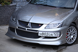 Крепление гос. номера в стиле EVO Mitsubishi Lancer IX (2003-2009)
