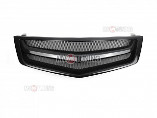 Решетка радиатора "Sport" (СЕТКА В КОМПЛЕКТЕ) var №3 Honda Accord 8 (VIII) / Acura TSX (CU/CW) (2008-2010) + УСТАНОВОЧНЫЙ КОМПЛЕКТ