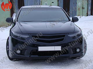 Планка в реш. радиатора "SPORT" Honda Accord 8(VIII) / Acura TSX (CU/CW) (2011-2013)
