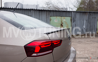 NEW Лип спойлер для VW Polo Liftback 2020 - 2023 + УСТАНОВОЧНЫЙ КОМПЛЕКТ