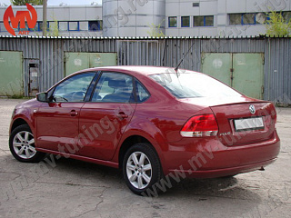 Лип спойлер "RedLine" VW Polo Sedan (2010 - 2020) + УСТАНОВОЧНЫЙ КОМПЛЕКТ