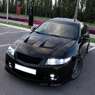 Капот пластиковый "Agressive" Honda Accord 7(VII) / Acura TSX (2004-2008