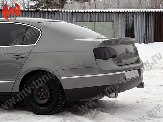Лип спойлер VW Passat B6 (2005-2010) + УСТАНОВОЧНЫЙ КОМПЛЕКТ