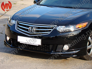 Реснички на фары узкие var №1 Honda Accord 8(VIII) / Acura TSX (CU/CW) (2008-2013) + УСТАНОВОЧНЫЙ КОМПЛЕКТ