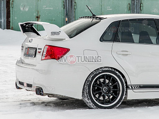 Аэродинамический рассекатель (накладка на крышу) Subaru Impreza  WRX STi GVF (2010-2013)
