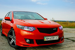 Комплект обвеса "Type-S" для дорестайлинга Honda Accord 8 (VIII) / Acura TSX (CU/CW) (2008-2010) + установочный комплект