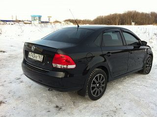 Лип спойлер "RedLine" VW Polo Sedan (2010 - 2020) + УСТАНОВОЧНЫЙ КОМПЛЕКТ