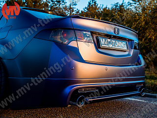 Спойлер лип на крышку багажника Honda Accord 8 (VIII) / Acura TSX (CU) (2008-2013) + УСТАНОВОЧНЫЙ КОМПЛЕКТ