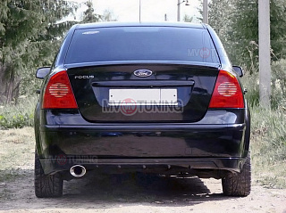 Юбка FT заднего бампера (седан) Ford Focus 2 (2004-2008)