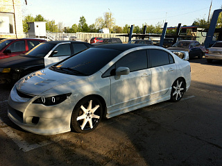 Пороги INGS Extreem Honda Civic 4D (2006-2012)