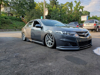 Updated, Обновленная версия! Решетка радиатора "Modulo Style" var №5 Honda Accord 8 (VIII) / Acura TSX(CU/CW) (2008-2010) Updated + УСТАНОВОЧНЫЙ КОМПЛЕКТ