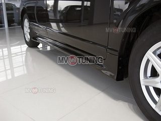 Пороги "Mugen Style" Honda Civic 4D (2006-2012) + УСТАНОВОЧНЫЙ КОМПЛЕКТ