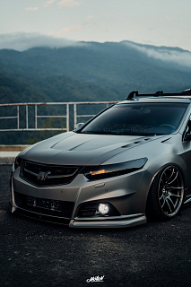 Накладки на фары Honda Accord  (2008-2010) Dark Smoke