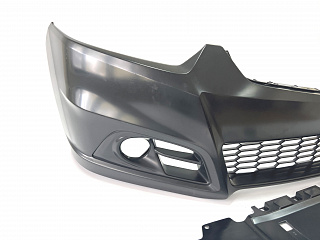 Бампер передний "Modulo Style" Honda Accord 8 (VIII) / Acura TSX (CU/CW) (2008-2013) + УСТАНОВОЧНЫЙ КОМПЛЕКТ