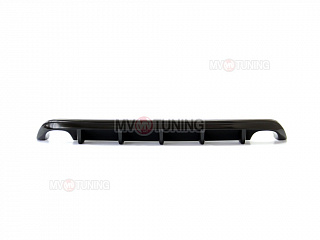 Диффузор с килями заднего бампера Honda Accord 8 (VIII) / Acura TSX (CU) (2008-2013) + УСТАНОВОЧНЫЙ КОМПЛЕКТ