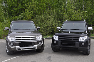 Решетка Радиатора Broomer Design var №1 Mitsubishi Pajero IV 4 (2006-2015)
