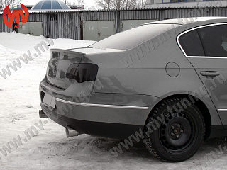 Лип спойлер VW Passat B6 (2005-2010) + УСТАНОВОЧНЫЙ КОМПЛЕКТ