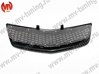 Решетка радиатора "SPORT" (СЕТКА В КОМПЛЕКТЕ) var №3 Honda Accord 8 (VIII) / Acura TSX (CU/CW) (2011-2013) + УСТАНОВОЧНЫЙ КОМПЛЕКТ