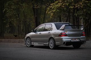 Спойлер в стиле EVO var№1 (высокий) для Mitsubishi Lancer IX 9 (2003-2009)