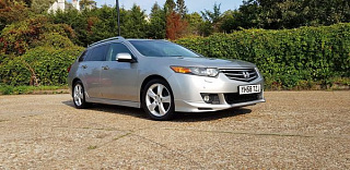 Юбка переднего бампера Type-S Honda Accord 8(VIII) / Acura TSX (CU/CW) (2008-2010) + установочный комплект