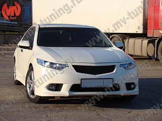 Реснички на фары Honda Accord 8 (VIII) / Acura TSX (CU/CW) (2008-2013) + УСТАНОВОЧНЫЙ КОМПЛЕКТ