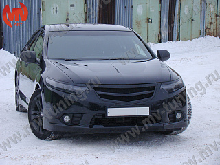 Планка в реш. радиатора "SPORT" Honda Accord 8(VIII) / Acura TSX (CU/CW) (2011-2013)