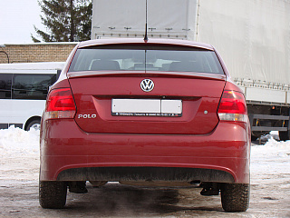 Козырек на заднее стекло VW Polo Sedan (2010 - 2020) + УСТАНОВОЧНЫЙ КОМПЛЕКТ