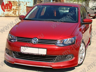 Юбка переднего бампера Volkswagen Polo Sedan (2010-2015)