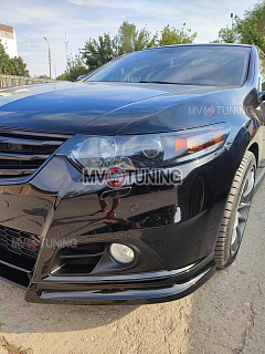 Бампер передний "Modulo Style" Honda Accord 8 (VIII) / Acura TSX (CU/CW) (2008-2013) + УСТАНОВОЧНЫЙ КОМПЛЕКТ