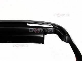 Юбка заднего бампера "Mugen Style" Honda Accord 8 (VIII) / Acura TSX (CU) (2008-2013) + установочный комплект