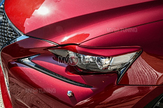 Реснички на фары Lexus IS 3(III) (2013-2016) + УСТАНОВОЧНЫЙ КОМПЛЕКТ
